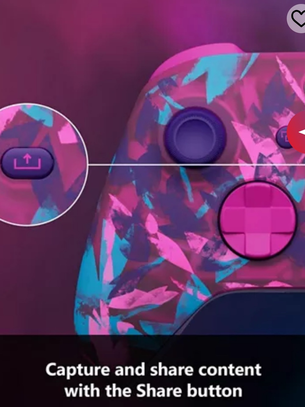 Xbox Heart Breaker Wireless Controller - Picture 3 of 3